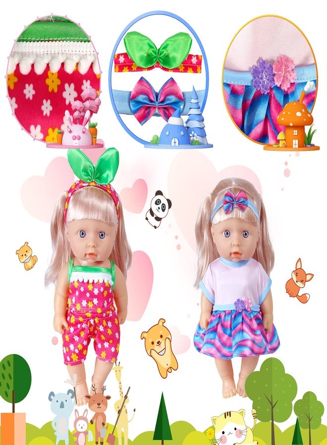 WONDOLL 19Pcs 8-10-inch-Doll-Clothes-Accessories Baby-Doll-Clothes Costumes Outfits Christmas Birthday Gift for Little Girl - Image 4